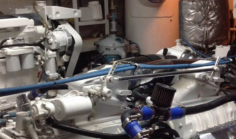 105 Broward ENGINE ROOM