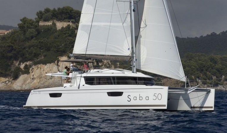 50 Fountaine Pajot Manufacturer Provided Image: Fountaine Pajot SABA 50 Side View