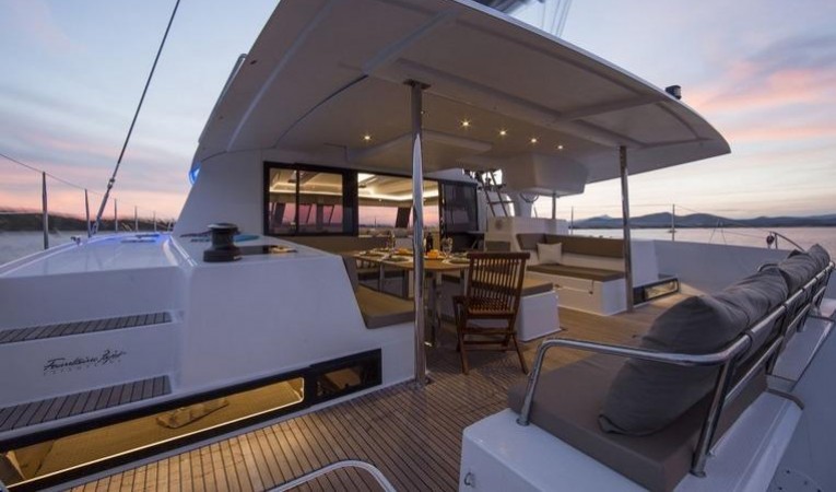 50 Fountaine Pajot Manufacturer Provided Image: Fountaine Pajot SABA 50 Cockpit