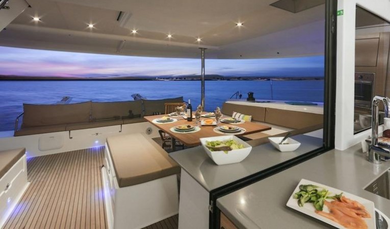 50 Fountaine Pajot Manufacturer Provided Image: Fountaine Pajot SABA 50 Cockpit