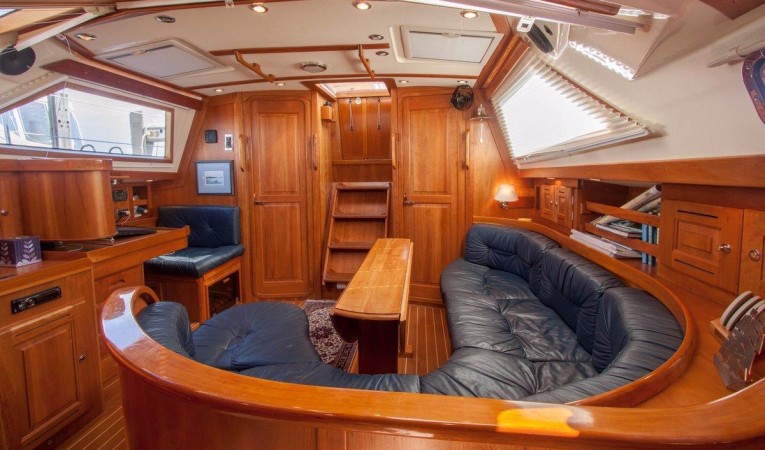 44 Tartan 22 Salon looking aft