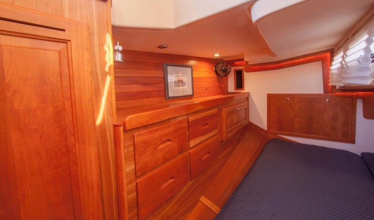 44 Tartan 29 Quarter Berth Starboard of the Companionway