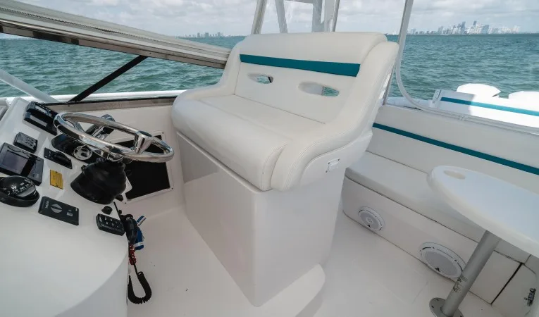 43 Intrepid Custom Fiberglass Helm Seat