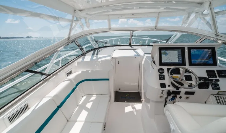 43 Intrepid Helm Deck Forward