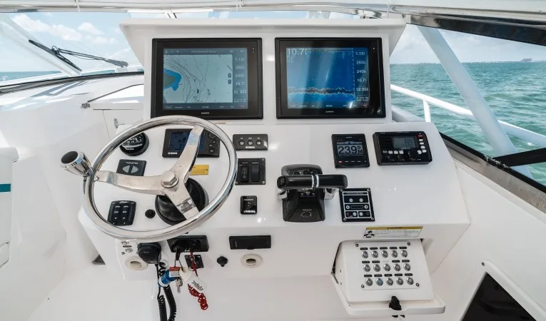 43 Intrepid Helm with Garmin Electronics