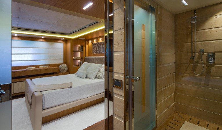 89 Cantiere delle Marche Entrance to Master Stateroom