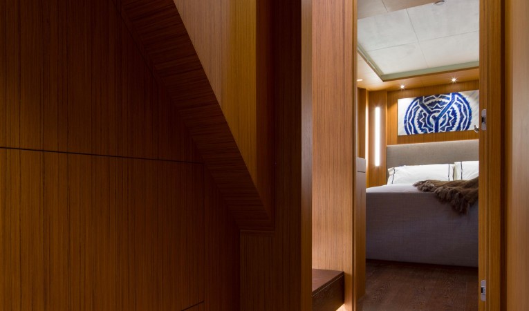 89 Cantiere delle Marche Entrance to VIP Stateroom