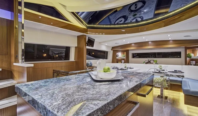 75 Hatteras Galley island