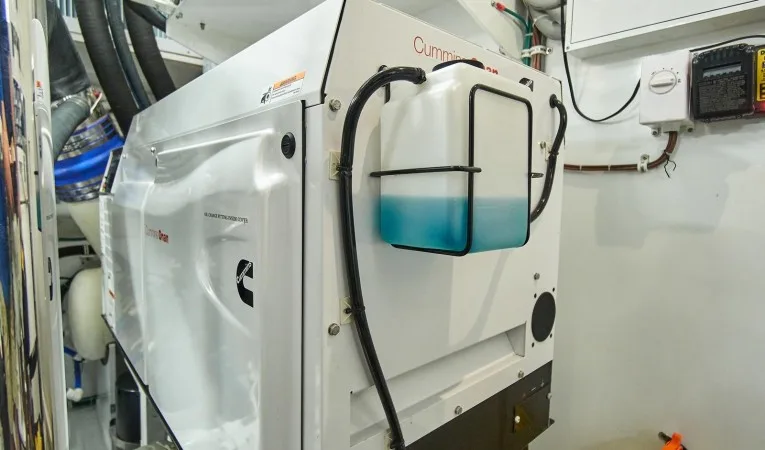 75 Hatteras Twin Onan Generators