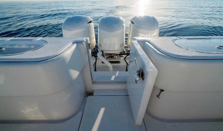 33 SeaHunter Transom Door