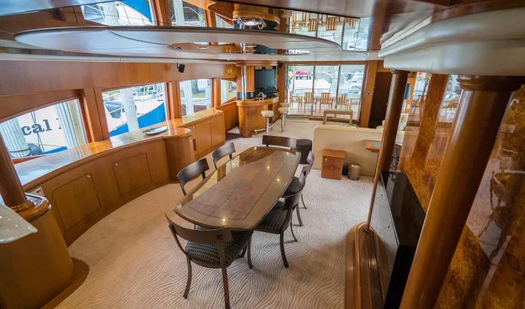 82 Monte Fino Main deck view aft