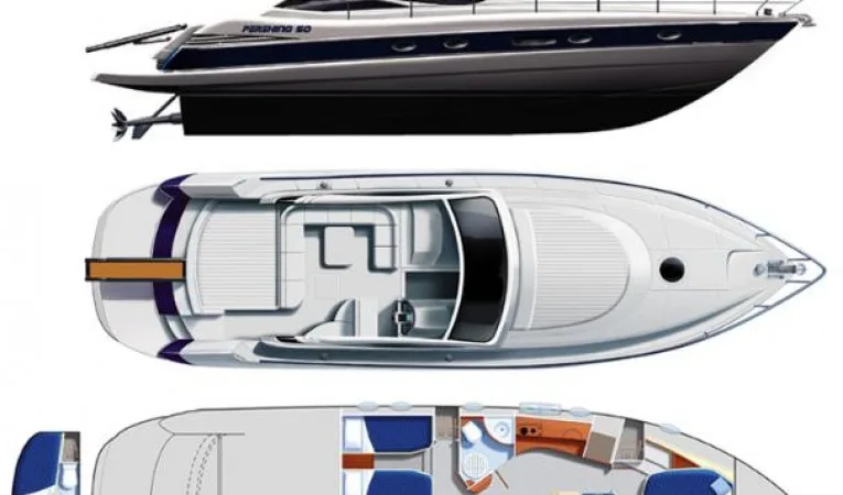 50 Pershing Manufacturer Provided Image: Layout Plans