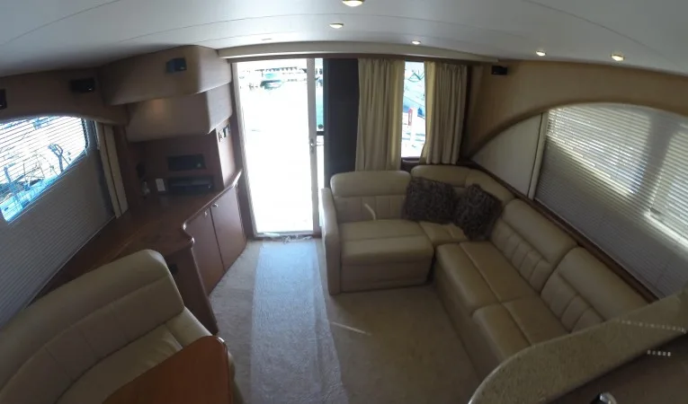 45 Silverton Salon Facing Aft