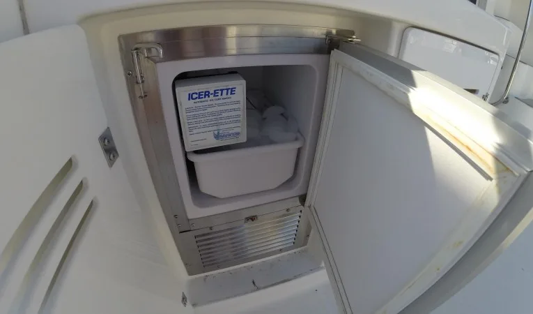 45 Silverton Ice Maker in Cockpit