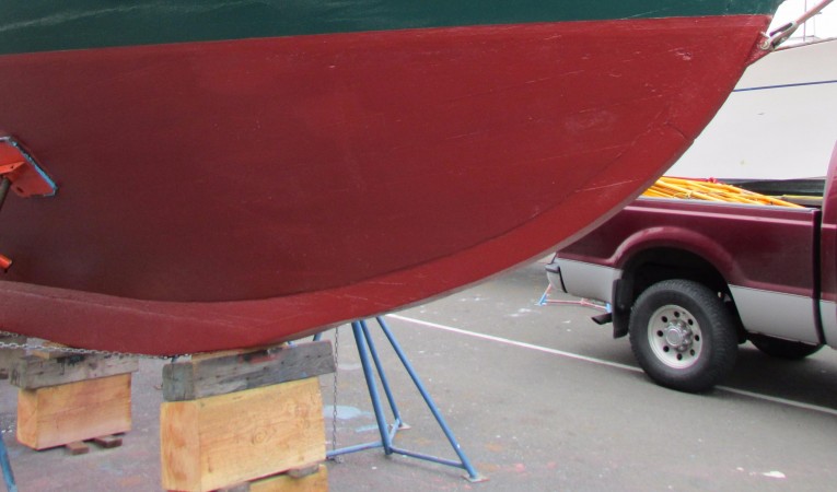 38 Hodgdon Bros. Stadel New Hull Paint (Detail)