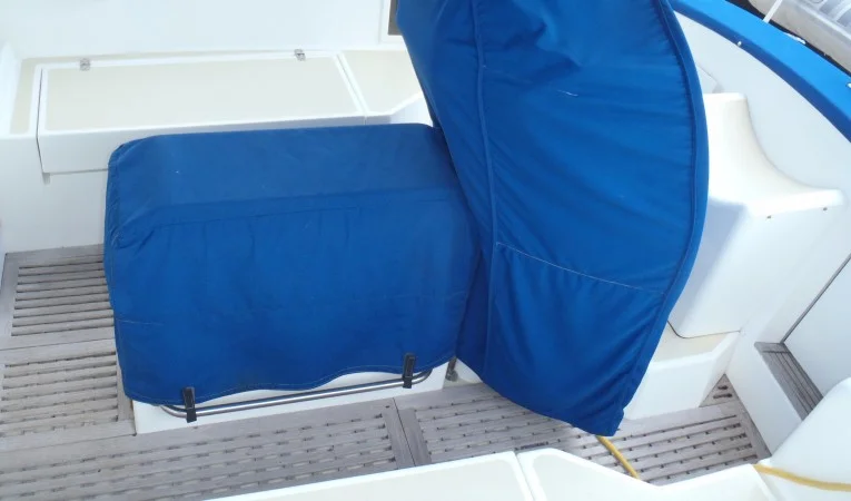 40 Cabo Rico Pedestal and cockpit table covers