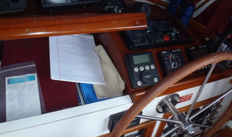 40 Cabo Rico Nav station chart storage