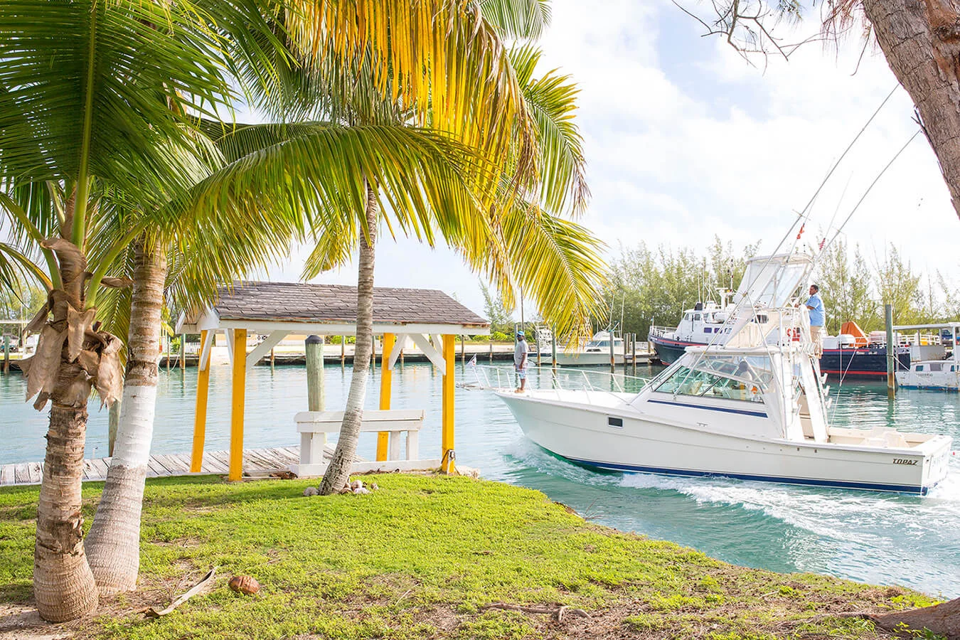 Davis Harbour Marina in Eleuthera, Bahamas