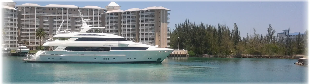 Port Lucaya Marina in Freeport, Bahamas