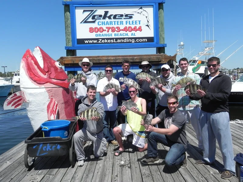 Zeke's Landing Marina in Orange Beach, AL