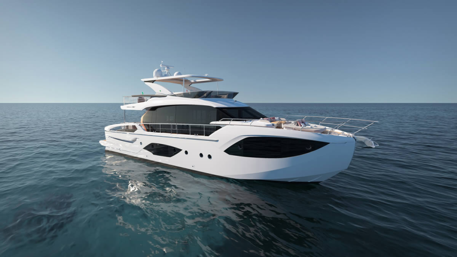 70 Fly Yacht Photos Pics 