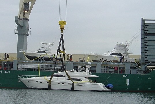 Load On Load Off Yacht Transport
