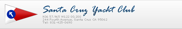 Santa Cruz Yacht Club BANNER