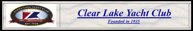 Clear Lake Yacht Club BANNER
