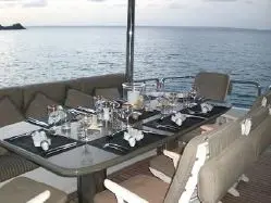 photo of  Azimut Motoryacht (2004 Complete Refit, Luxury Custom Flydeck, 5 SRs +crew)
