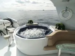photo of  Azimut Motoryacht (2004 Complete Refit, Luxury Custom Flydeck, 5 SRs +crew)
