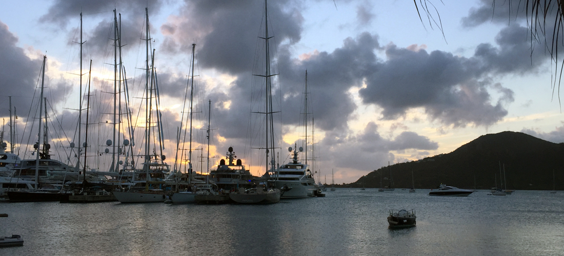 Yacht-Charter-Show-in-Antigua-Sunset