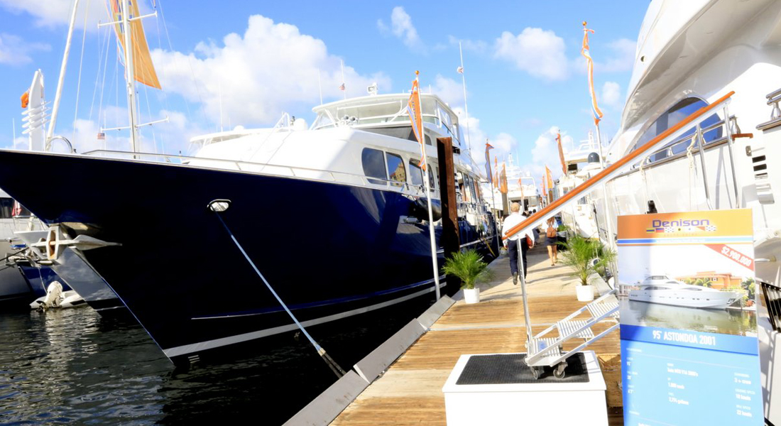 Fort Lauderdale International Boat Show Denison yacht brokers