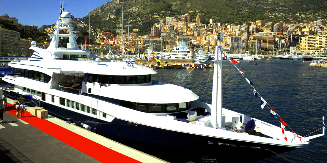 Monaco yacht show boat show superyachts megayachts