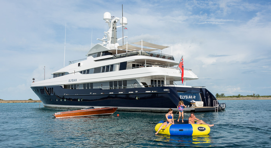 Elysian yacht charter superyacht toys