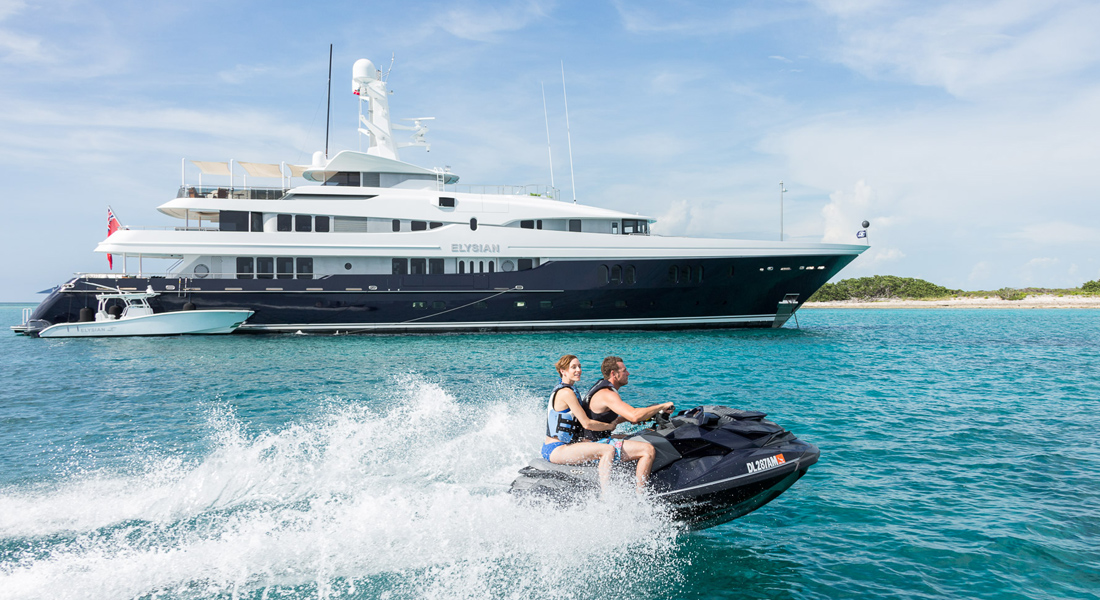 Elysian yacht charter superyacht toys