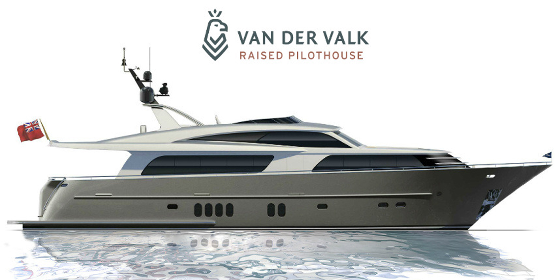 Van der Valk raised pilothouse 26M superyacht