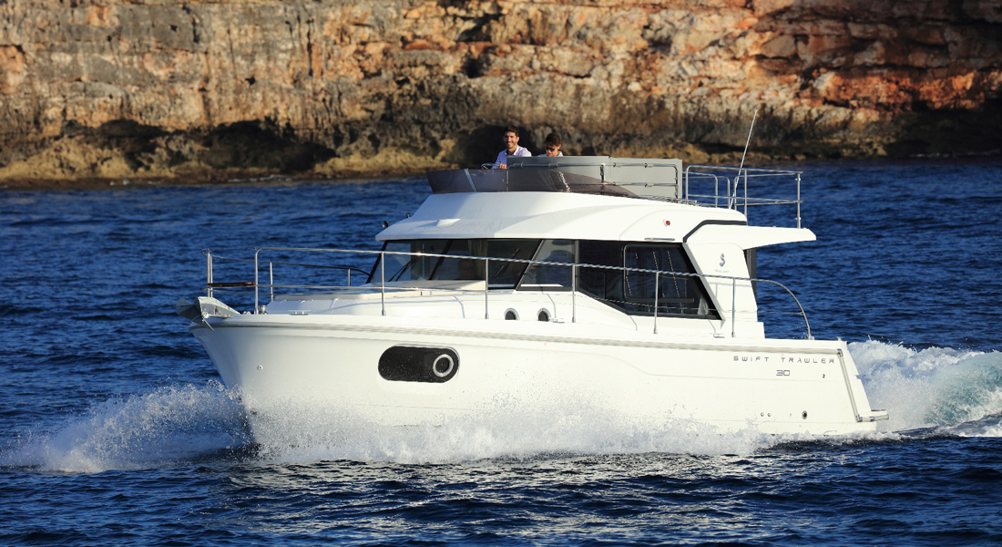 Beneteau Swift Trawler 30 yacht for sale trawler walkthrough video