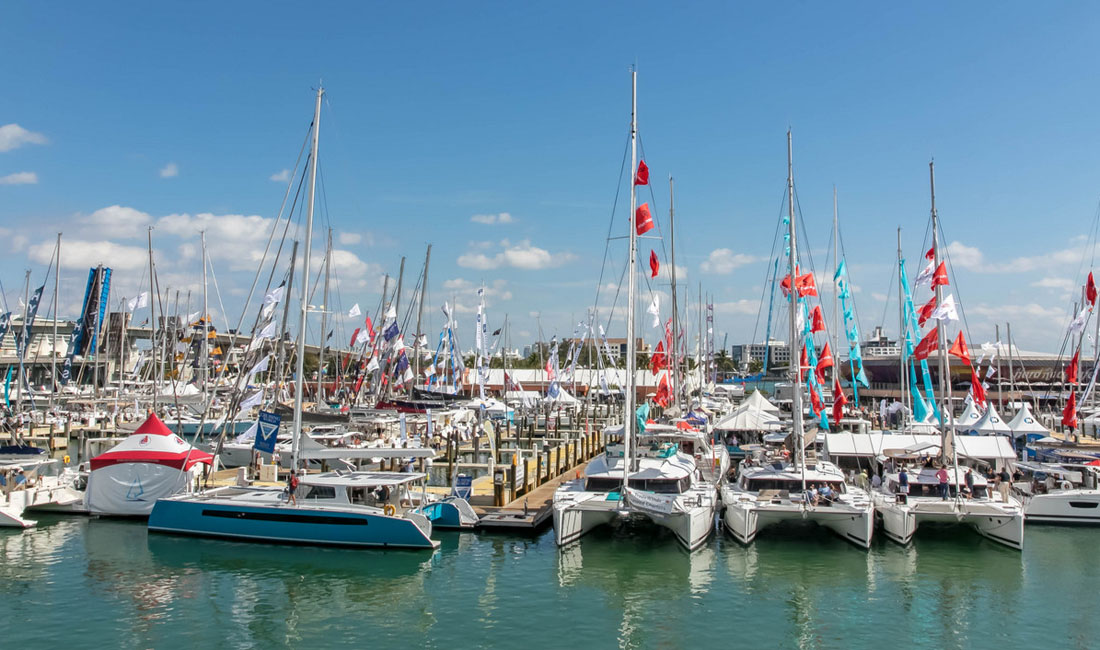 Strictly Sail Miami International Boat Show sailboats for sale