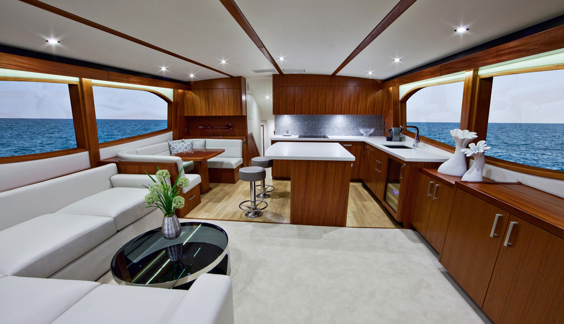 Hatteras GT63 sportfish yacht walkthrough video