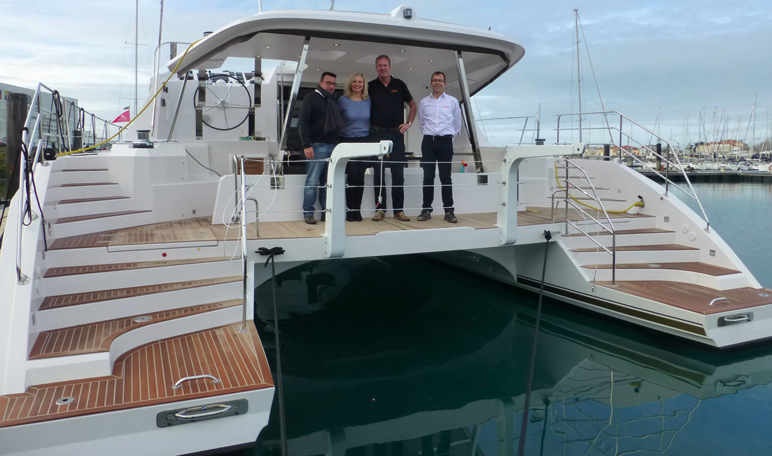 Privilege catamarans hybrid deal Torqueedo