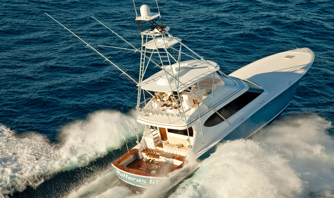 Hatteras GT70 sportfish yacht for sale walkthrough video