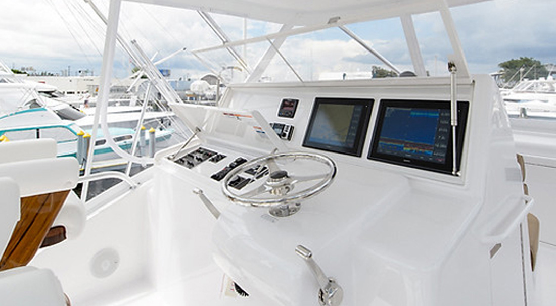 Hatteras GT 54 spoortfishing yacht walkthrough video