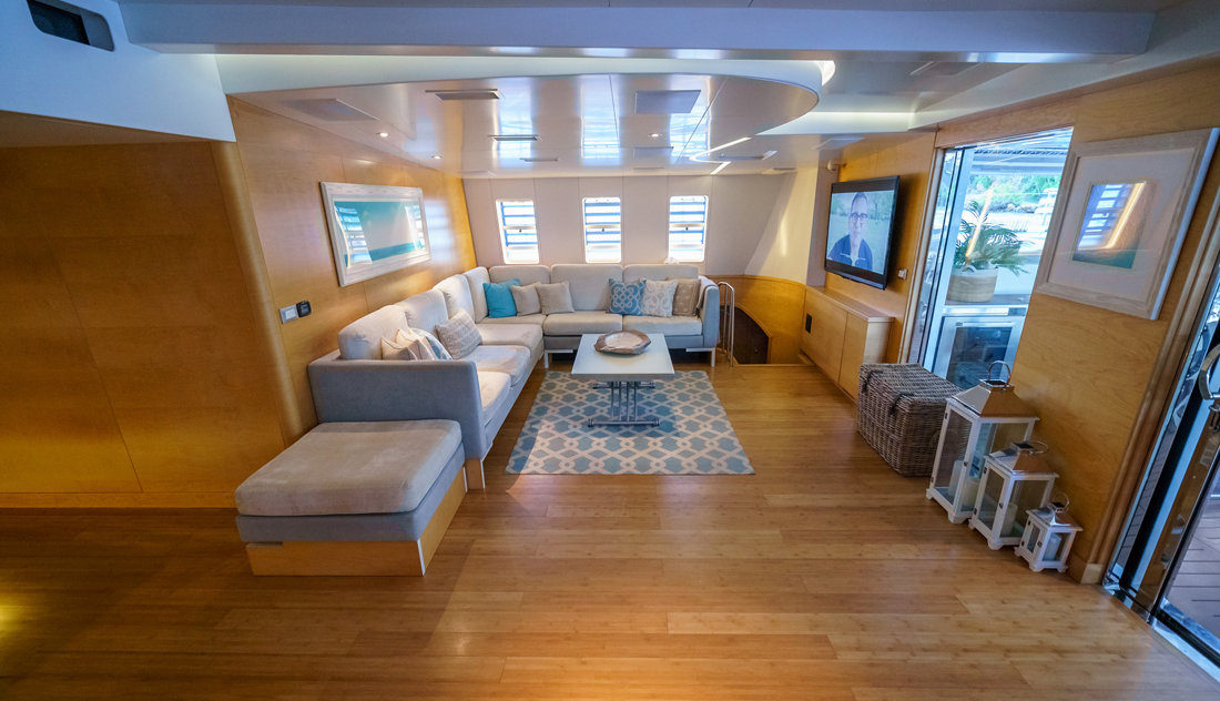 Richard Branson sailing catamaran for sale Denison Yachting walkthrough video