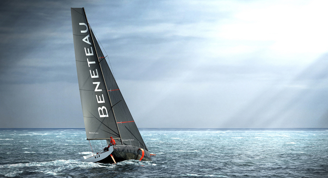 Beneteau Figaro 3 racing sailboat sailing