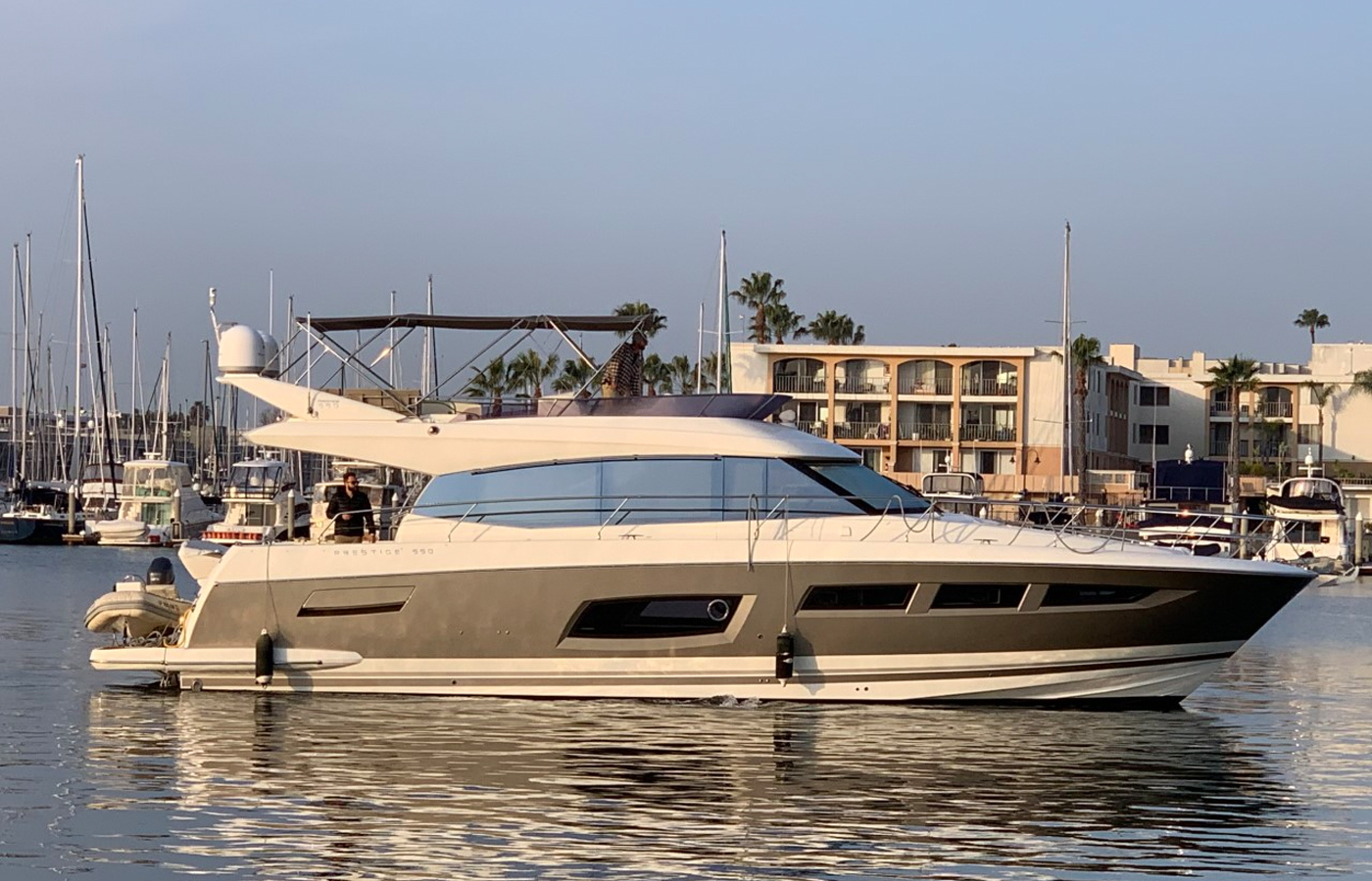 55 Prestige BAY W Sold By Denison Yacht Brokers