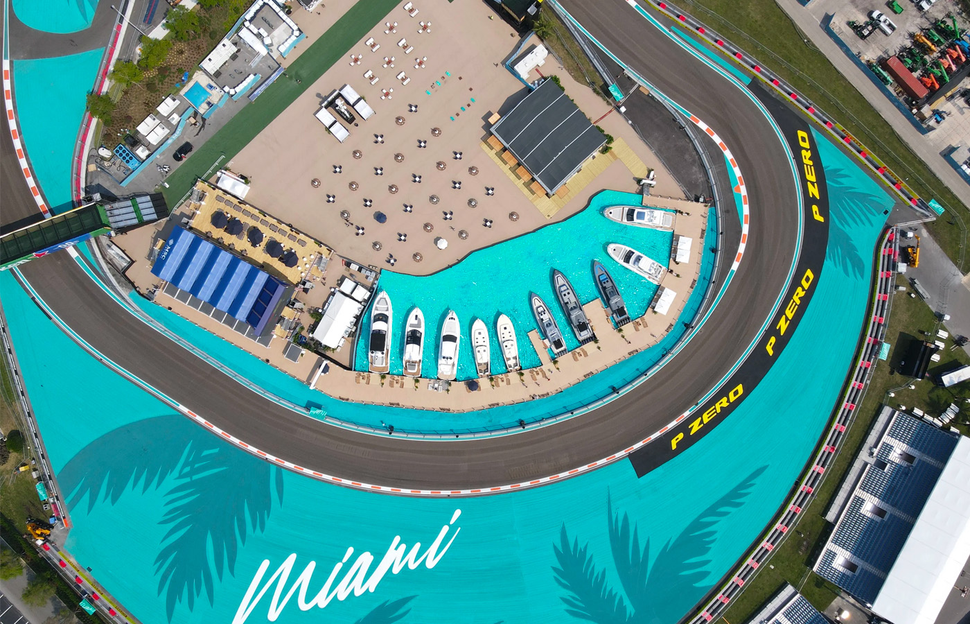 What Was the "Yacht Club" at the Inaugural Miami Grand Prix Formula 1