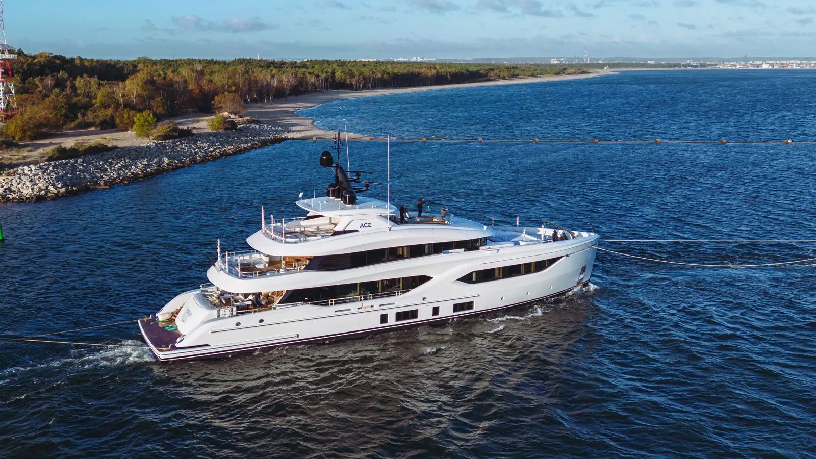 44m Ace Launched by Conrad Shipyard [In the News]