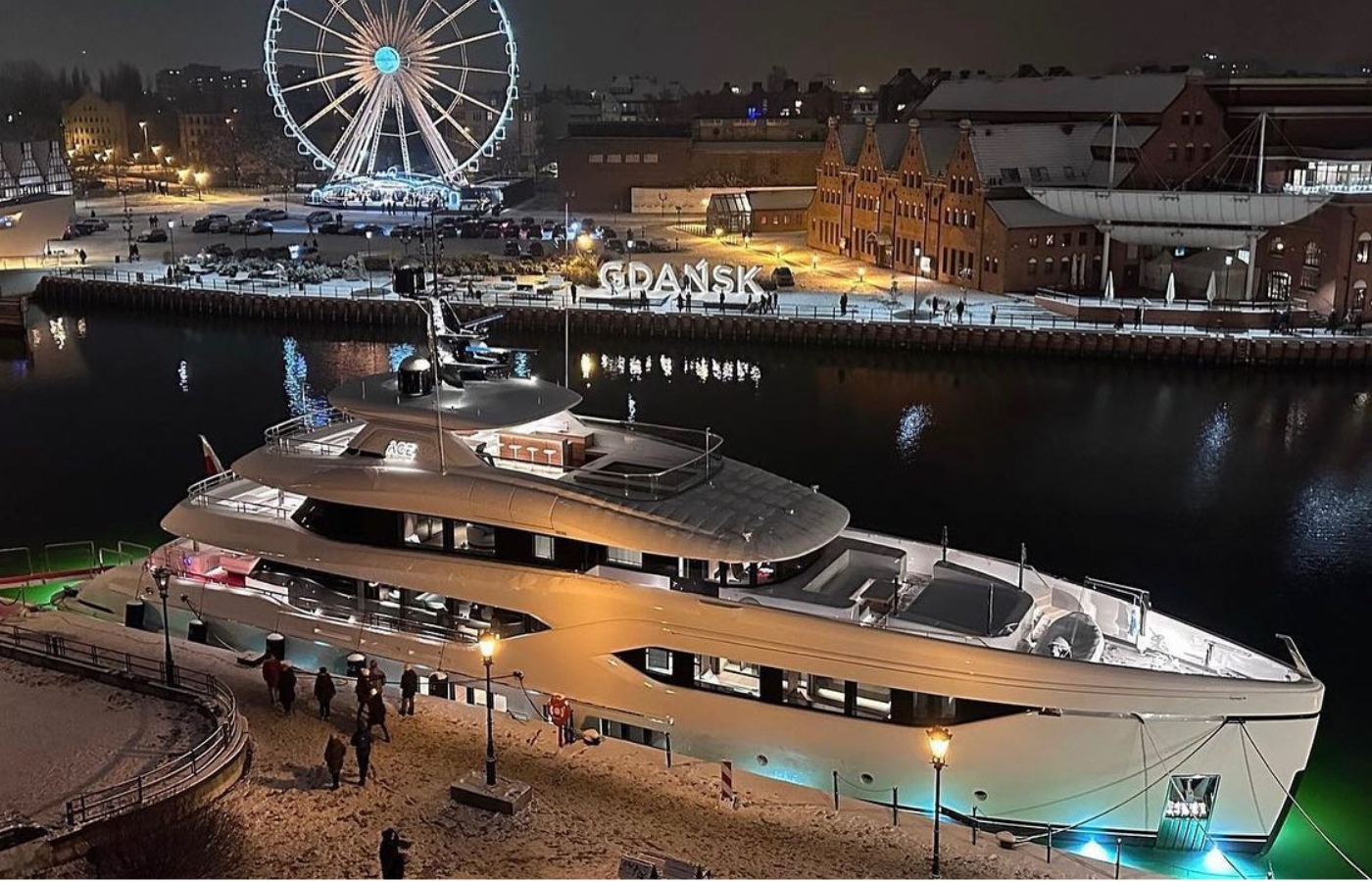 Baptism for “Ace”, the biggest superyacht in Poland [In the News]