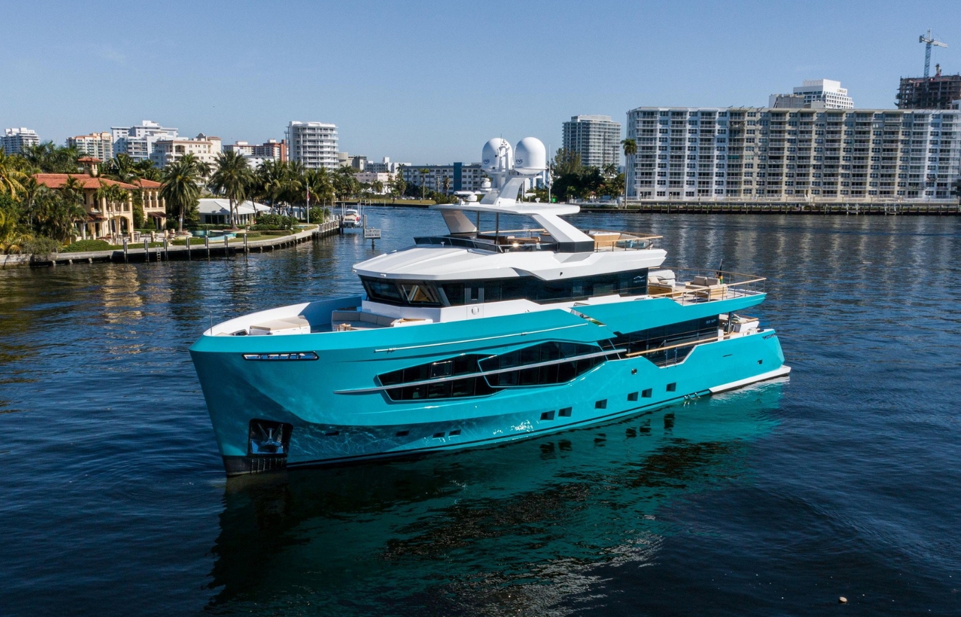 Someone Spent $12M on This Eye-Catching Turquoise Explorer With Matching Water Toys [In the News]