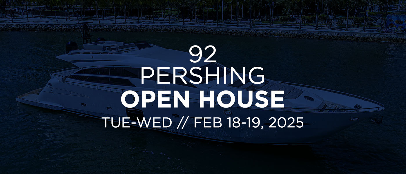 92′ Pershing Open House in Coconut Grove, FL [SCISSORTAIL II]